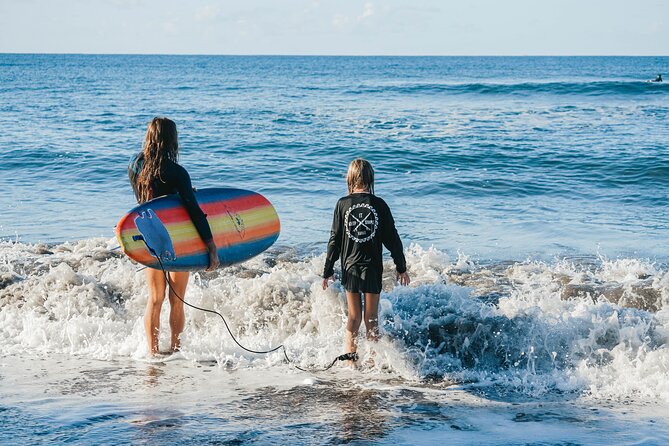 2 Hour Private Surf Lesson For Two In Lahaina - In the Water, Catching Waves with Hands-On Support