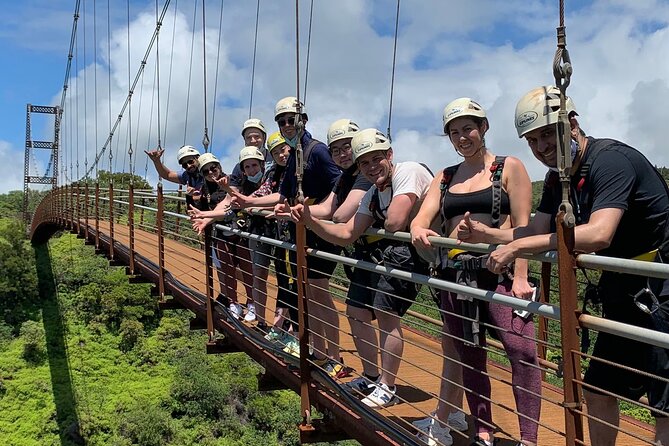 6 Dual-Zipline Mountain Adventure in Maui - Hawaii’s longest suspension bridge: the surprise moment