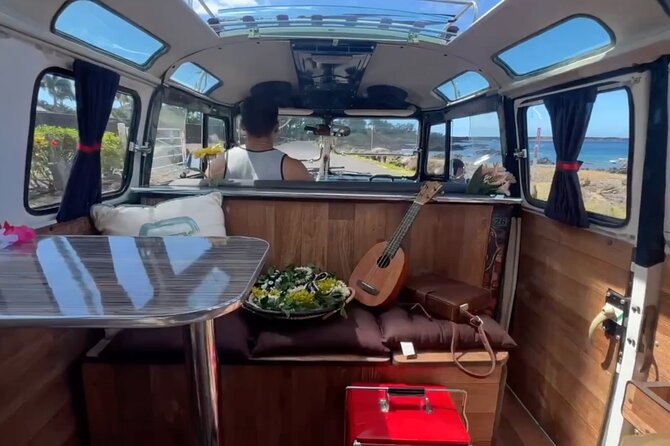 Brewery and Beach Cruise in a Vintage VW Bus - Wailea meeting point, then a smooth 3-hour rhythm