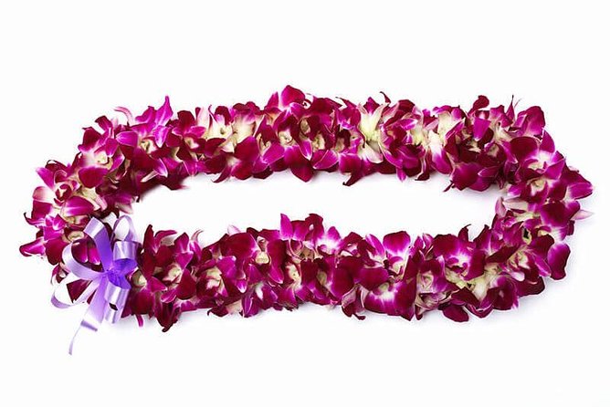 Deluxe Orchid Lei Greeting (Maui, Kahului Airport, OGG) - The lei itself: why orchid makes a difference
