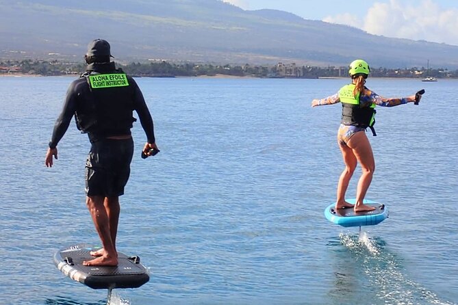Electric Foilboard rides/lessons/sessions at Sugar Beach, Maui - Meeting the instructor: what coaching with Aloha Efoils feels like