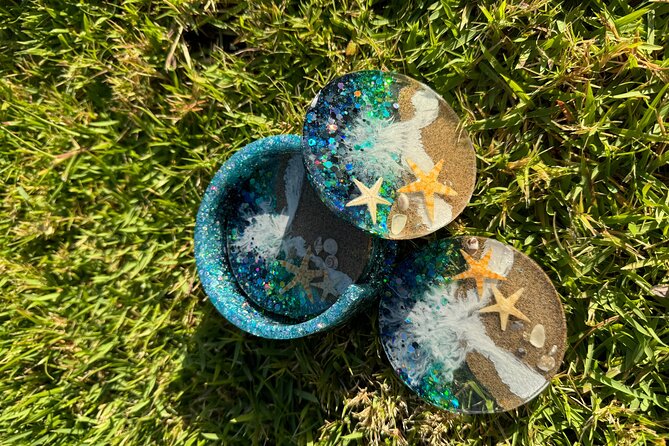 Epoxy Resin Art and Craft Coaster Set Experience - The Technique Core: Measuring, Mixing, Coloring, and Pouring