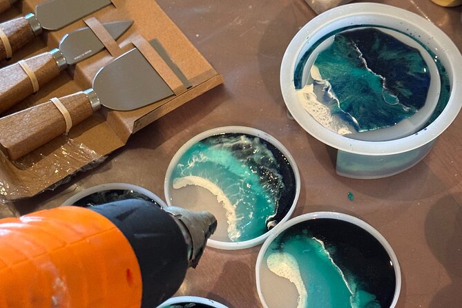 Epoxy Resin Art and Craft Coaster Set Experience - Preparing Your Mold and Finishing Like You Mean It
