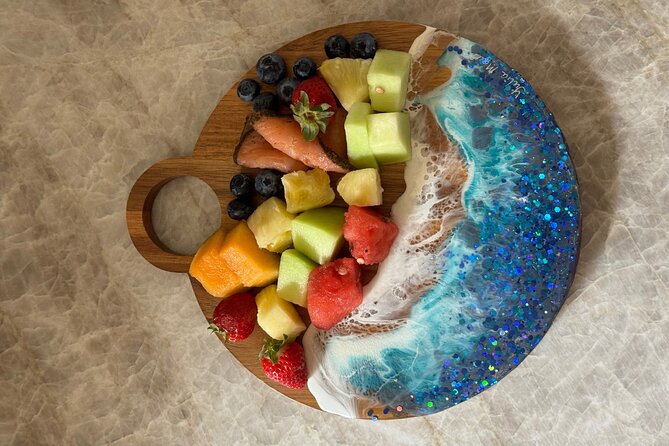 Epoxy Resin Cheese Board Art Class - What’s Included, What’s Not, and BYOB Reality Checks