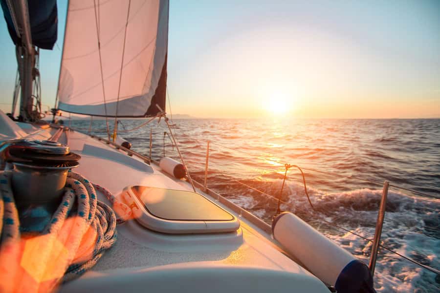 From Ma'alaea: 'Alihilani Sunset Sail Catamaran Tour - The sail plan: AuAu inter-island channel and the sunset rhythm