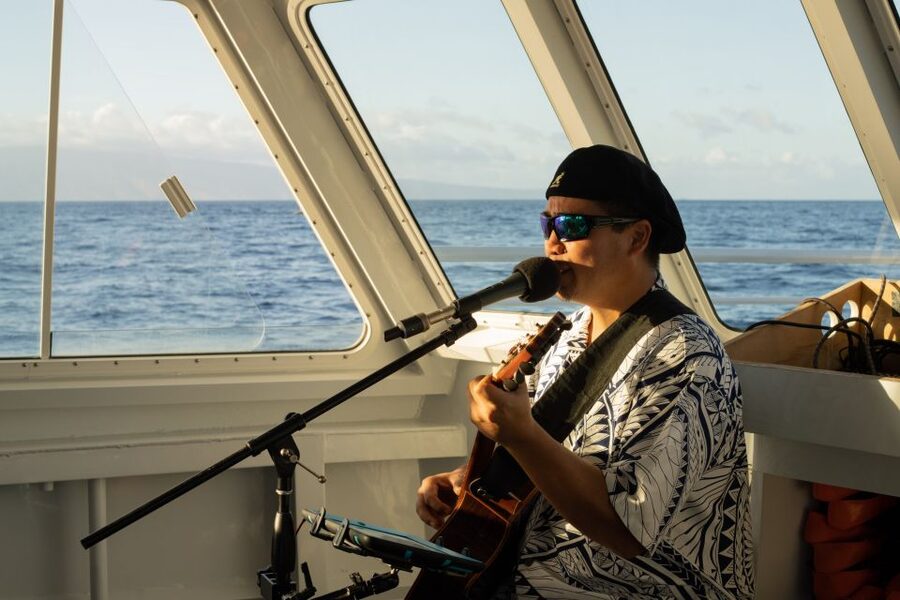 From Ma'alaea: Sunset Dinner Cruise Aboard the Quicksilver - Table-side dinner: Caesar salad, your entree, and dessert that ends the night right