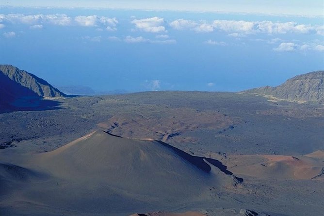 Hana Rainforest and Haleakala Crater Helicopter Tour - Haleakala volcano from the air: cinder cones and crater views