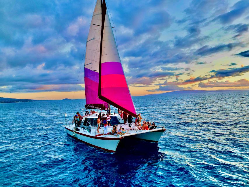 Maalaea Harbor: Sunset Sail on a Charming Hawaiin Catamaran - The Winona catamaran, what small really means on deck