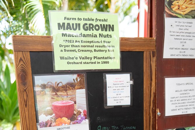 Macnut Tour, Picnic lunch and Maui Bees - What You’ll See Growing: Banana, Dragon Fruit, Coconut, and More