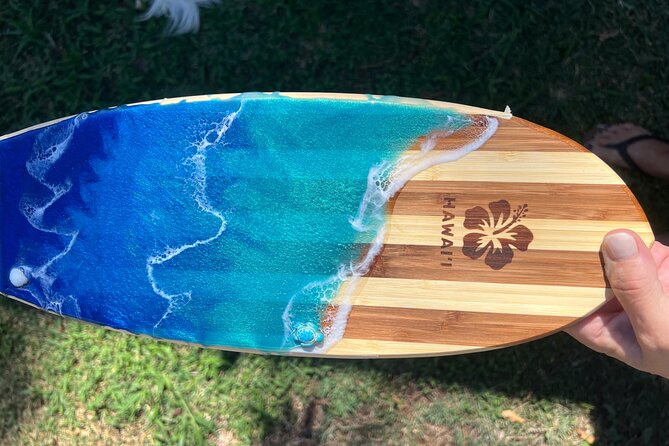 Make your own Maui Souvenir/Ocean resin class - Getting to the workshop: where you meet and how long to block
