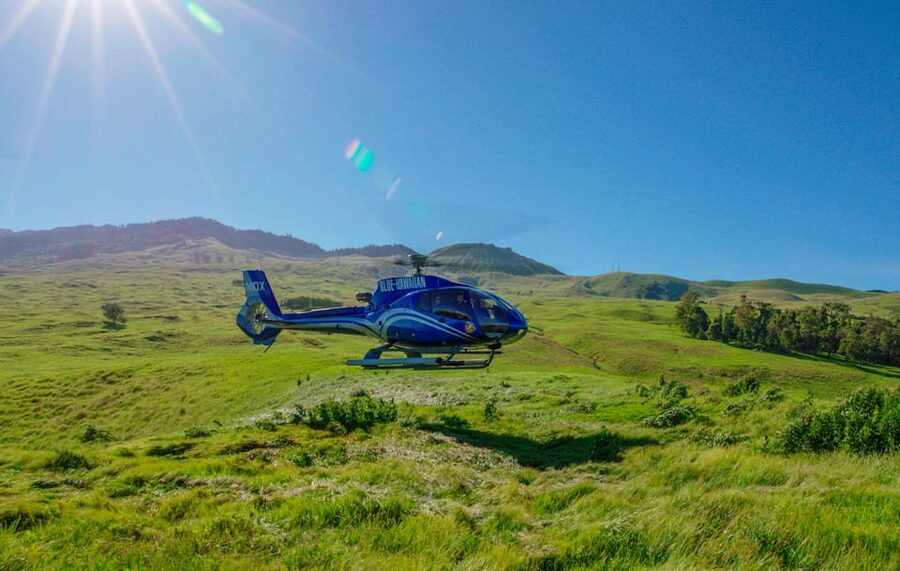 Maui and Molokai: Spectacular Helicopter Tour - Molokai from the air: rugged terrain and the tallest sea cliffs