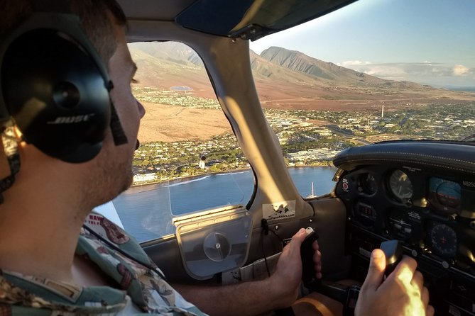 Maui Circle Island-PRIVATE-Air Tour for 2-5: Waterfalls & Lava! - Start at Maui Plane Rides, Then Lift Off from Kahului
