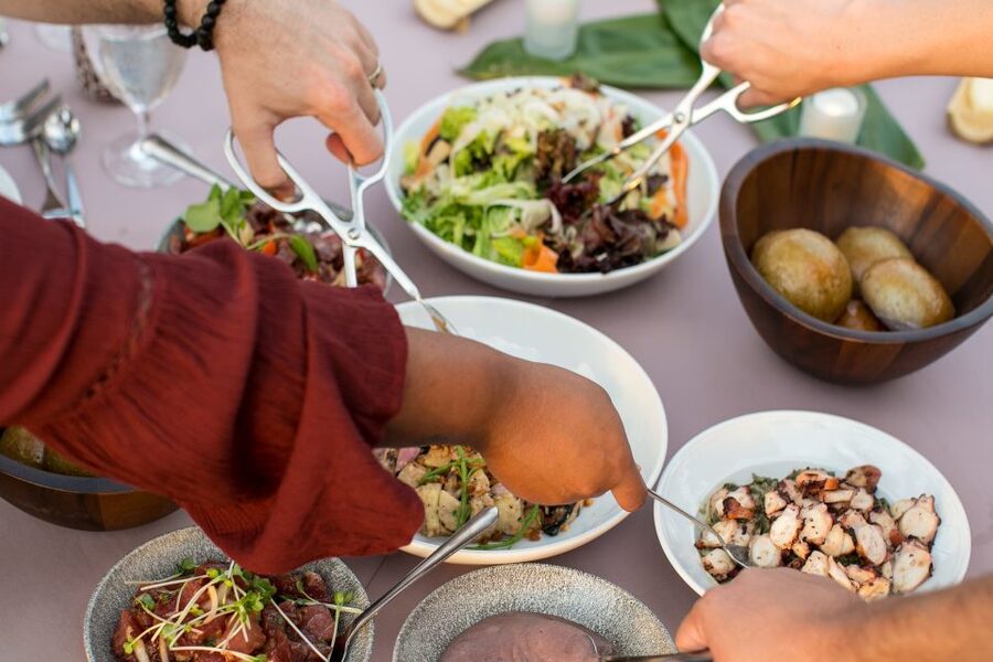 Maui: Feast at Mokapu Farm-to-Table Luau in Wailea - The Farm-to-Table Meal: Served Like a Dinner, Not a Buffet