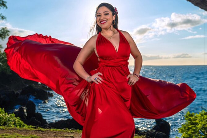 Maui Flying Dress Photoshoot Experience - Practical tips so you look relaxed on camera