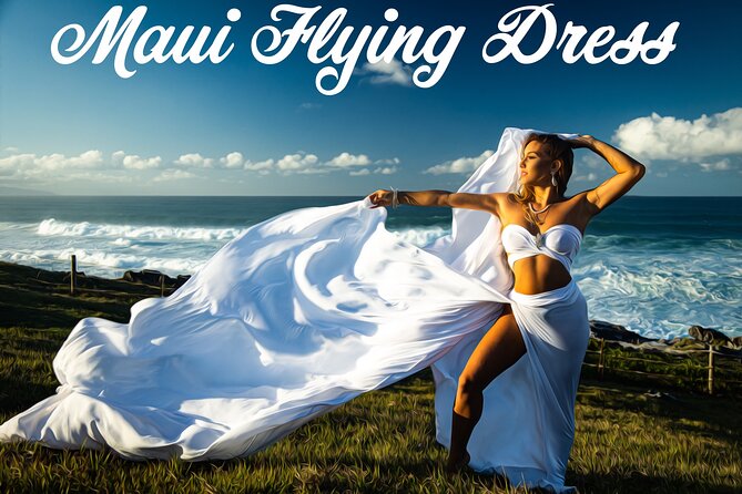 Maui Flying Dress Photoshoot Experience - Where to meet: Ulua Beach, Wailea-Makena