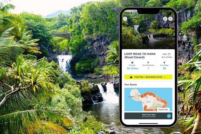 Maui "Loop" Road To Hana Audio Driving Tour - Key things to know before you drive