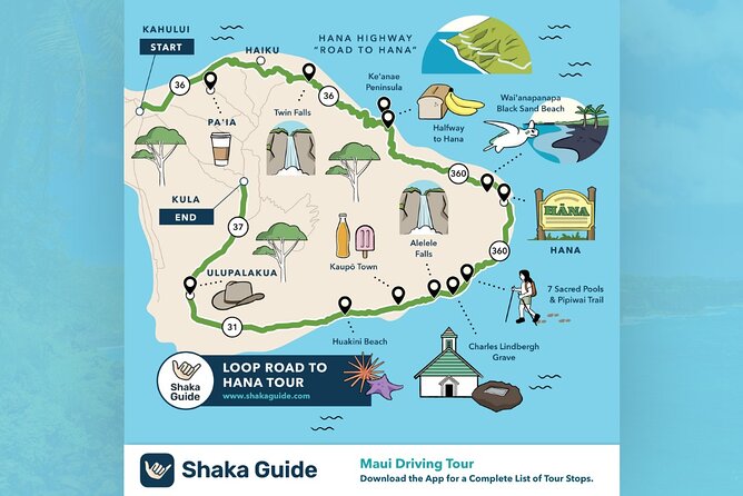 Maui "Loop" Road To Hana Audio Driving Tour - How the Shaka Guide Maui Loop audio tour works in real life