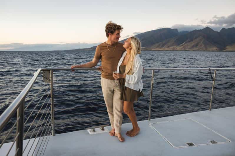Maui: Luxury Catamaran Royal Sunset 5-Course Dinner Cruise - From Slip #56 at Ma’alaea to golden hour dining