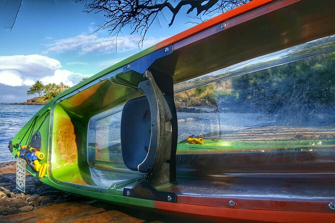 Maui's Only Clear Bottom Kayak Rental (priced per tandem kayak) - Where the Kayak Trip Starts: Makena Landing Park