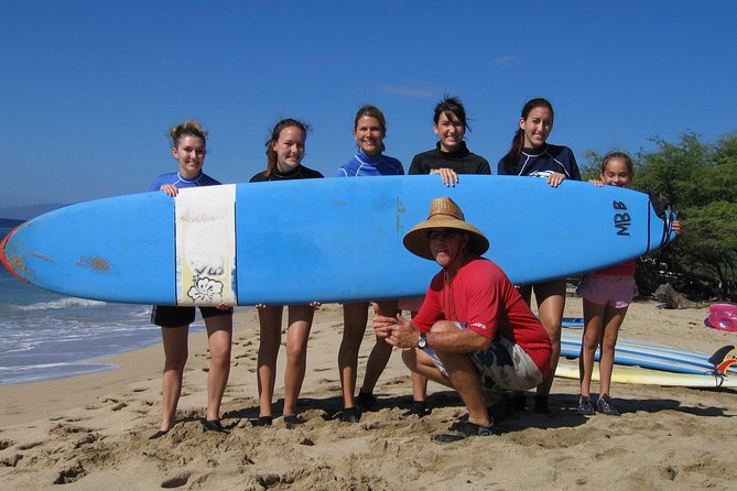 Maui Surf Instruction 101 at Kalama Beach in Kihei - The 2-hour surf lesson flow at The Cove