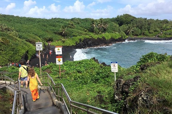 Maui Tour : Road to Hana Day Trip from Kahului Lunch, Water, Chip - Wai‘anapanapa State Park and the freshwater caves