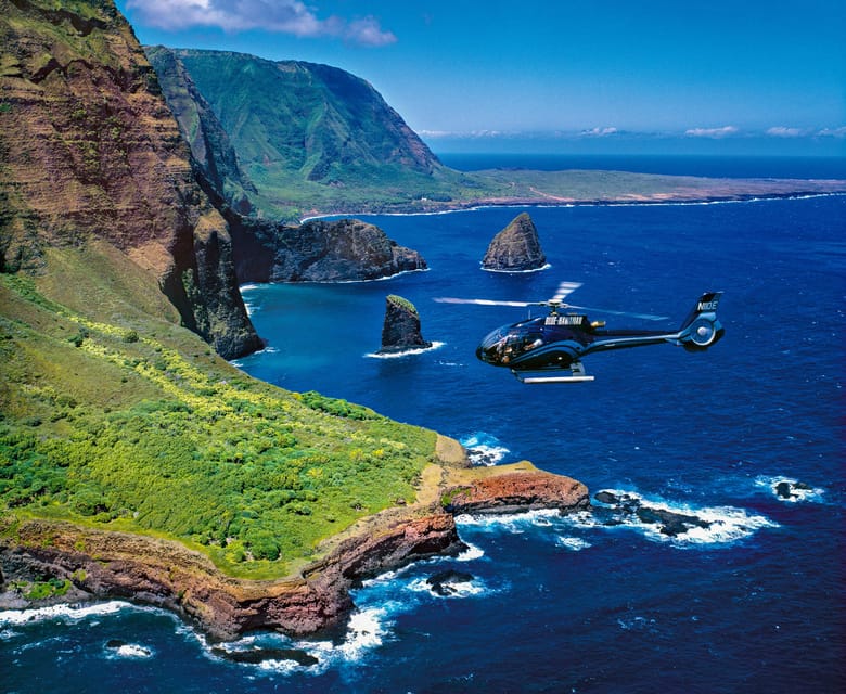 Maui: Waterfalls of West Maui and Molokai Helicopter Tour - The 50-Minute Route: Kahului Heliport to Molokai, then Back