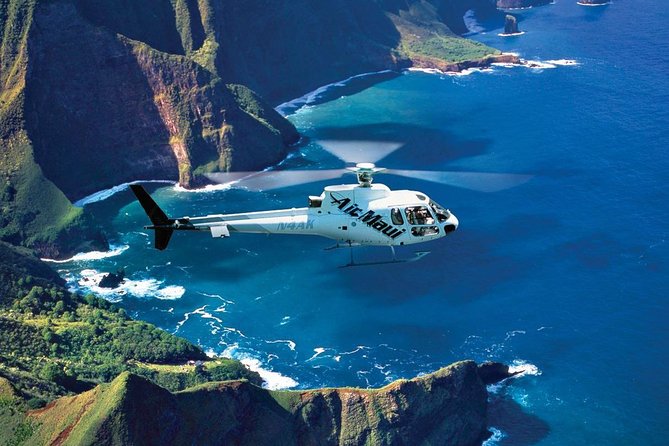Oceanfront Landing 75-Minute Event Helicopter Tour - Molokai’s Sea Cliffs, Rainforest Areas, and Waterfalls