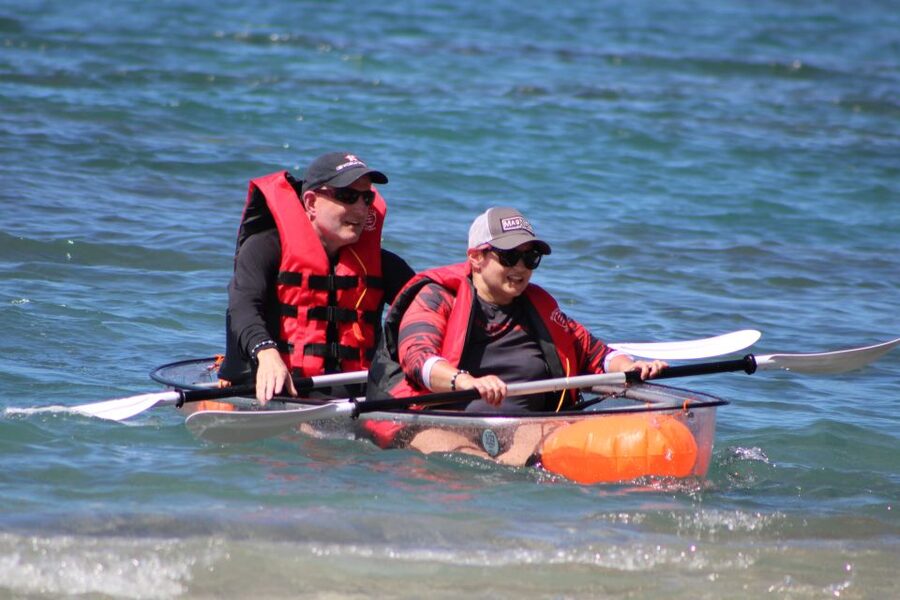 Olowalu: Guided Clear Kayak Tour - Unlimited - Local Food on the Water: Pineapple, Li Hing Mui, and Cutting Plastic Waste