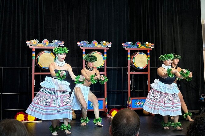 "Origins" Multicultural Dance Spectacular - Crafts Before the Show: kukui nut or ti leaf take-home souvenirs