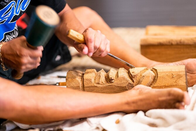 Polynesian Wood Carving on Maui - Your Turn: Hands-On Carving With Tools and Wood Provided