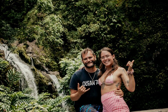 Private Road to Hana Tour with Pickup - Koki Beach: red sand, sea arch views, and a picnic lunch moment