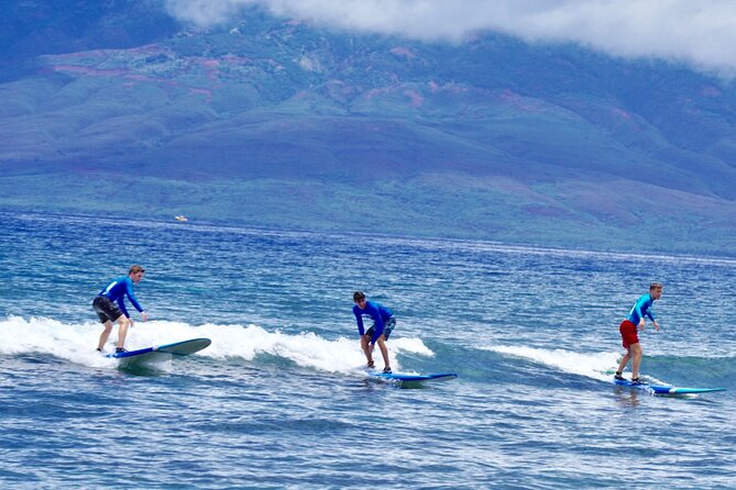 Private Surf Lesson for Group of 3-5 Near Lahaina - Gear That Actually Helps Beginners (Rash Guard, Reef Shoes, Soft-Top Board)