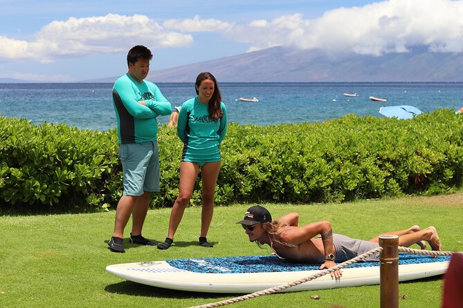 Private Surf Lessons from Kaanapali Beach - The 90-minute game plan, from land lesson to wave time