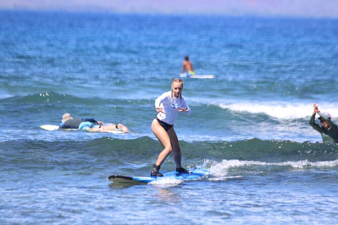 Private Surf Lessons in Lahaina, Maui - Land lesson first: wave etiquette, paddling basics, and your pop-up plan