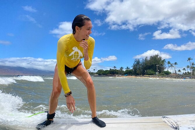 Semi-Private Surf Lesson at Kalama Beach in Kihei - What You Get for $265: Parking, Board Rental, and No Fuss Gear