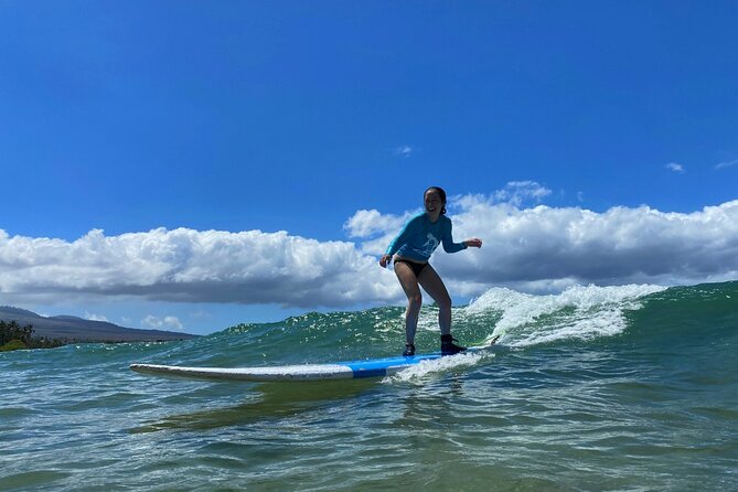 Semi-Private Surf Lesson at Kalama Beach in Kihei - From Gear Up to First Pop-Ups: What the 2 Hours Feels Like