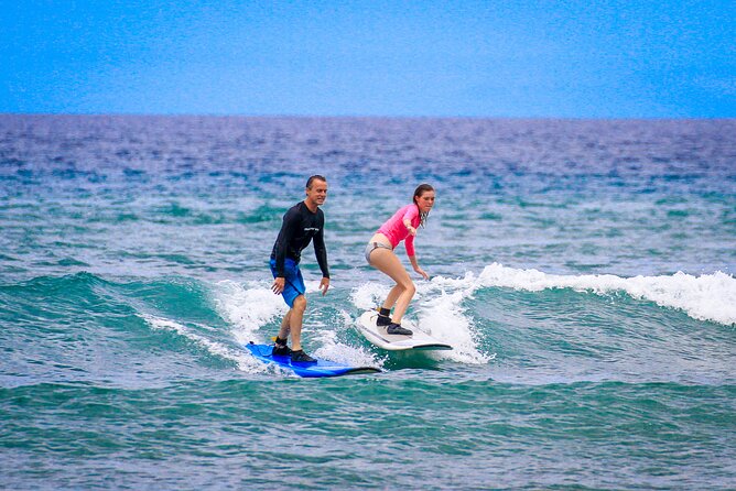 Semi Private Surf Lessons with Experienced Coaches - The 30-minute land lesson: the part that makes pop ups click