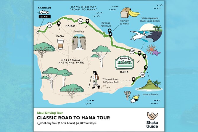 Shaka Guide Maui "Classic" Road to Hana Audio Driving Tour - Setup that actually works: download, redeem, and drive offline