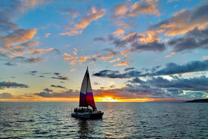 Sunset Sailing on a Floating Tiki Bar Charming Hawaiian Catamaran - Key highlights before you go