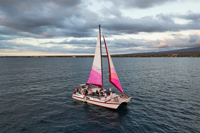 Sunset Sailing on a Floating Tiki Bar Charming Hawaiian Catamaran - The open bar tiki bar, drinks included, and how it works in real life